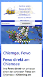 Mobile Screenshot of chiemgau-fewo.de